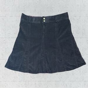 Athleta Whenever Corduroy Skirts Dark Gray Size 8